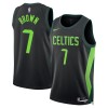 Camiseta Hombre Boston Celtics Jaylen Brown 2024-25 Nike City Edition Negro Swingman Camiseta Hombre Boston Celtics Jaylen Brown 2024-25 Nike City Edition Negro Swingman